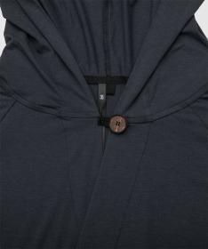 Woox Twister Ladies Hoodie Black kardigán