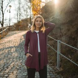 Woox Twister Ladies Rubesco mikina POUZE 38 (VÝPRODEJ)