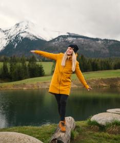 Woox Uldale Buckthorn Brown dámská větrovka