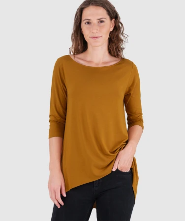 WOOX Vejle Golden Brown dámská tunika