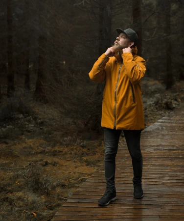 WOOX Ventus Calida Buckthorn Brown pánská zimní parka