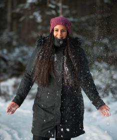 Woox Ventus Calida Pirate Black Chica dámská zimní bunda