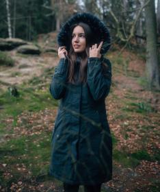 Woox Ventus Calida Pirate Black Chica dámská zimní bunda