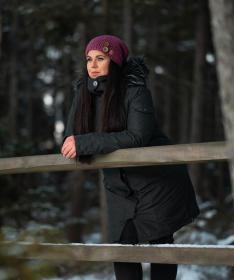 Woox Ventus Calida Pirate Black Chica dámská zimní bunda