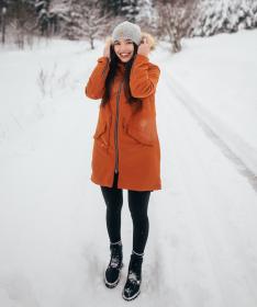 Woox Ventus Calida Umber Chica dámska zimná bunda