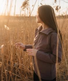 Woox Větrovka Ventus Urban Black Plum Chica