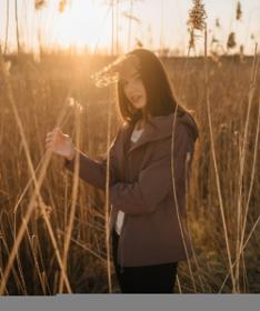 Woox Větrovka Ventus Urban Black Plum Chica