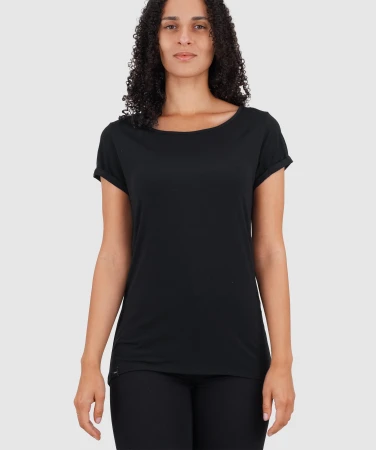WOOX Wanaka Anthracite dámské merino triko
