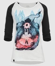 WOOX Tričko Wiesen Off White