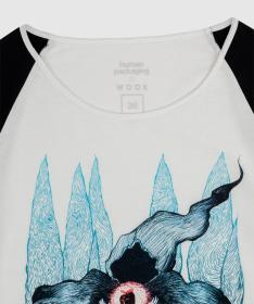 WOOX Tričko Wiesen Off White