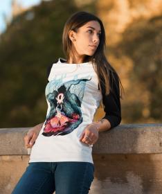 WOOX Tričko Wiesen Off White