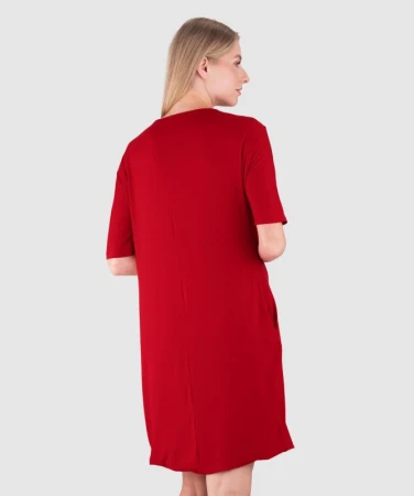 WOOX Zambezi Haute Red dámské šaty
