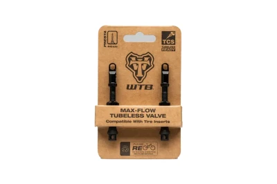 WTB TCS AL Max-Flow Presta Valve 55mm Černá 2 Ventilky