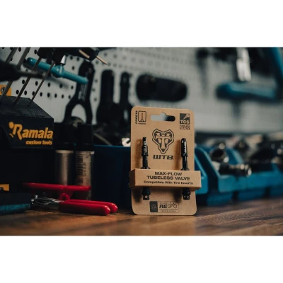 WTB TCS AL Max-Flow Presta Valve 65mm Černá 2 ventilky