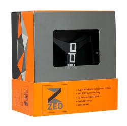 X-PEDO Pedály BMX ZED hliníkové, černé