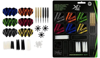 Xq Max 90-ti dílná sada šipky 2x3 23g Steel Brass + příslušenství Xq Max 90-ti dílná sada šipky 2x3 23g Steel Brass + příslušenství