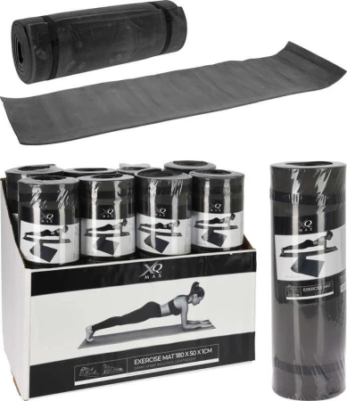 Xqmax Fitness podložka na jógu černá 180 x 50 cm Xqmax Fitness podložka na jógu černá 180 x 50 cm