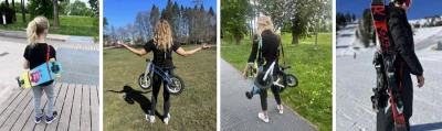 Yak růžový popruh na přenášení