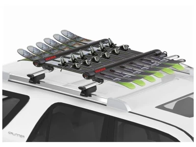 Yakima FatCat EVO 6 stříbrný - nosič lyží a snowboardů