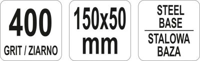 Yato Brousek diamantový 150 x 50 G400