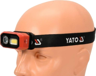 Yato Svítilna čelovka COB/OSRAM LED 480lm