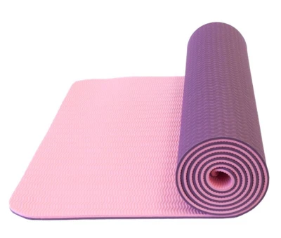 YATE Yoga mat dvouvrstvá TPE růžová