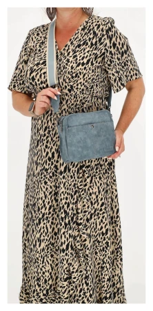 Zebra Trends Cynthia 22603 jeans modrá dámská kabelka