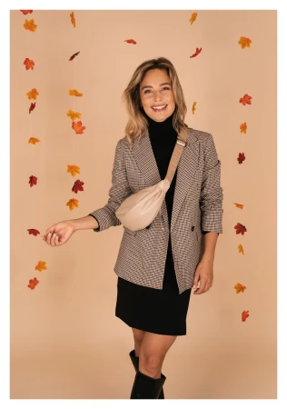 Zebra Trends Evie 23046 bronzová crossbody kabelka