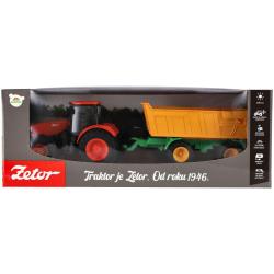 Zetor RC traktor s valníkem 2,4GHz dobíjecí pack + baterie se zvukem