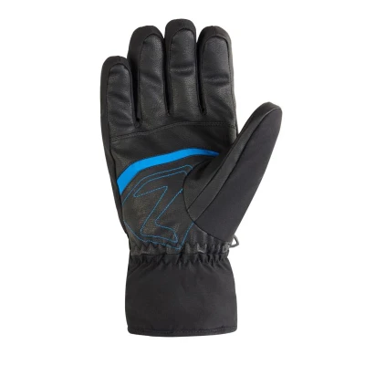 Ziener Galiso-Z GTX + Gore plus warm-111044-12798-Black/blue pánské lyžařské rukavice