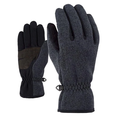 Ziener IMAGIO-802001-726-black melange unisex zimní rukavice