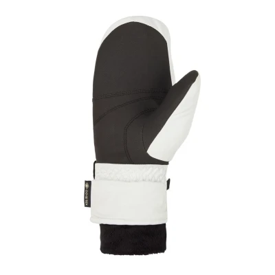 Ziener Klairo-Z GTX + Gore plus warm Mitten-113039-183-White fog dámské lyžařské palčáky