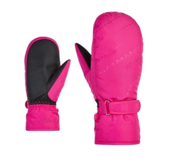 Ziener KORVANA-801188-766-pop pink dámské lyžařské palčáky