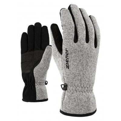 Ziener LIMAGIOS-802025-752-grey melange dětské zimní rukavice