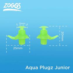 ZOGGS Dětské ucpávky do uší AQUA PLUGZ JUNIOR ORANGE