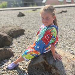 ZOGGS Pončo SQUARE CLOAK TOWEL do 140 cm