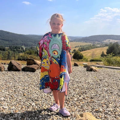 ZOGGS Pončo SQUARE CLOAK TOWEL do 140 cm