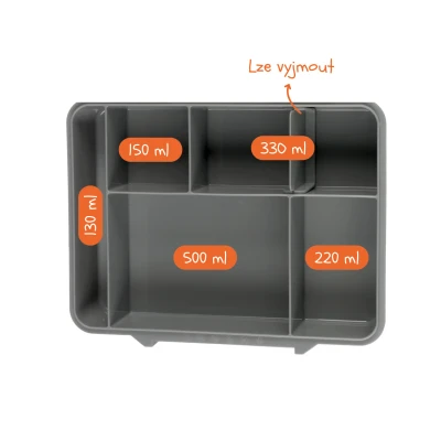 Zopa Svačinový box 1330 ml Dino