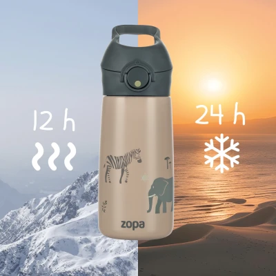 Zopa Termoska na pití s pítkem 400 ml Dino