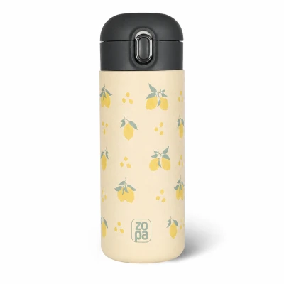 Zopa Termoska na tekutiny s brčkem 400 ml Limoncello