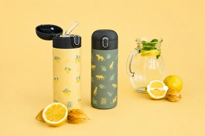 Zopa Termoska na tekutiny s brčkem 400 ml Limoncello