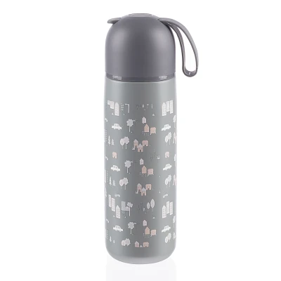 Zopa Termoska na tekutiny se silikonovým držákem 400 ml City