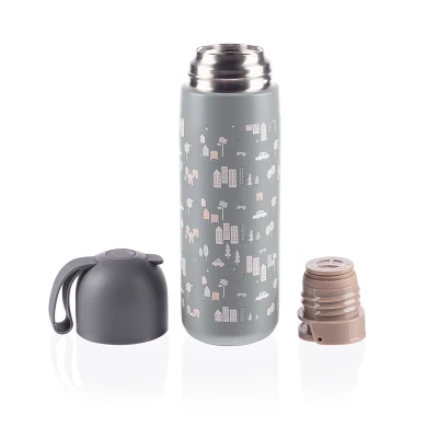 Zopa Termoska na tekutiny se silikonovým držákem 400 ml City