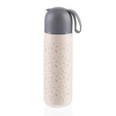 Zopa Termoska na tekutiny se silikonovým držákem 400 ml Flowers