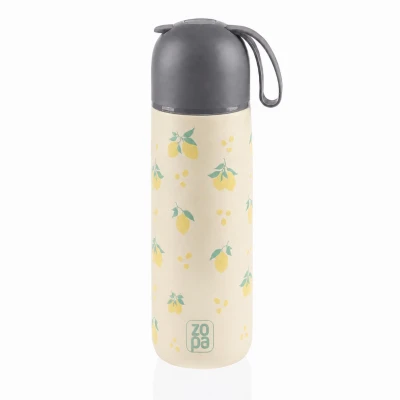 Zopa Termoska na tekutiny se silikonovým držákem 400 ml Limoncello