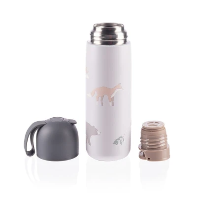 Zopa Termoska na tekutiny se silikonovým držákem 400 ml Mountains