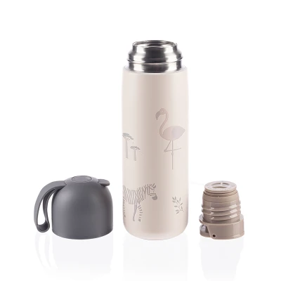 Zopa Termoska na tekutiny se silikonovým držákem 400 ml Safari