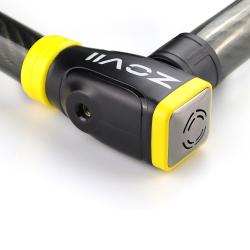 ZOVII Zámok ZOVII, inteligentný lanový s alarmom 110cm/24mm