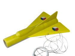 Zvukové letadlo MiG žluté (VÝPRODEJ)