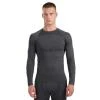 4f pánské tričko SEAMLESS UNDERWEAR M237-WAW25USEAM237-21M-BLACK MELANGE